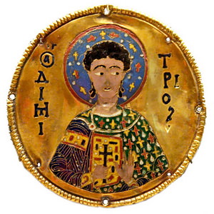 emalj på guld - bysantinsk